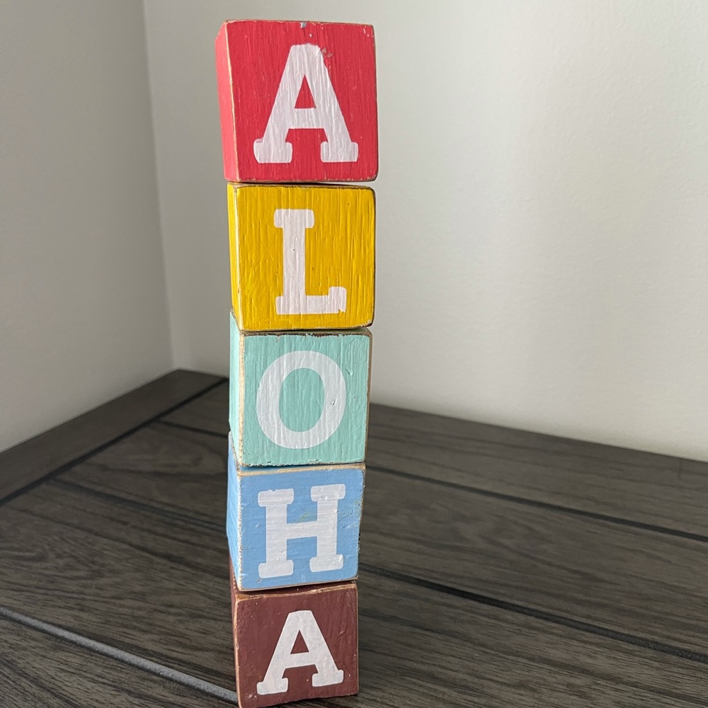 Aloha Block Decor - Picture 3 of 5